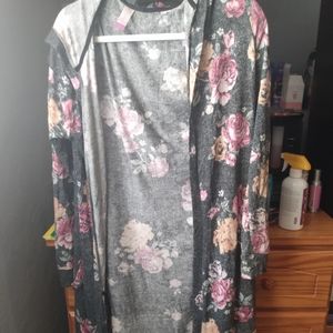 Floral cardigan